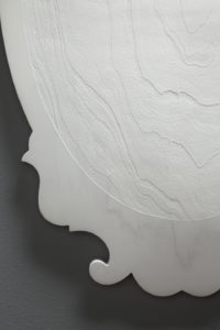 Lookinglass II, 28” x 16” x 2”, Bleached Maple, 2012, detail by Don Miller